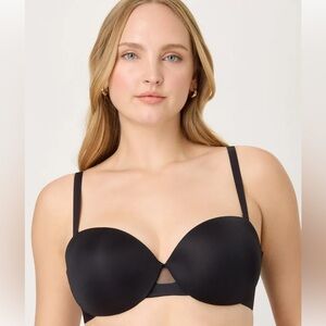 Maidenform DreamWire Strapless Multiway Underwire Bra - Black - 40DD